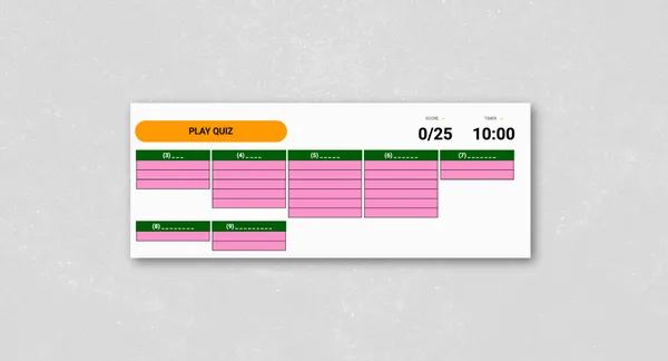 Slovní SPORCLE Kvízy